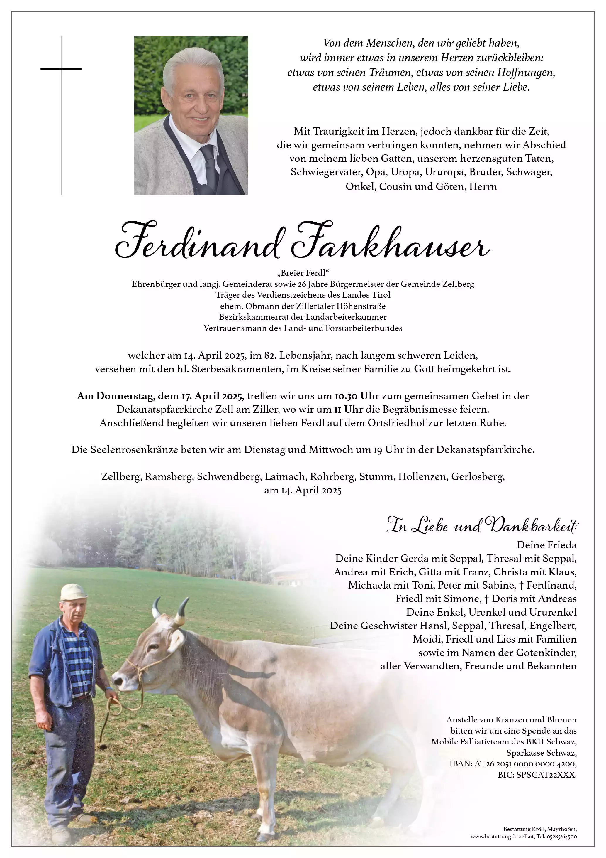 Parte von Ferdinand Fankhauser